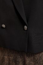 Marynarka damska, czarna, Moodo