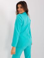 Marynarka damska, turkusowa, Italy Moda