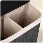 Massido, bambusowy kosz na pranie z pokrywą, 100l