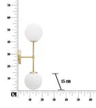 Mauro Ferretti, kinkiet z 2 kulami, Glamy Doppia