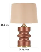 Mauro Ferretti, lampa stołowa z abażurem, 36 cm