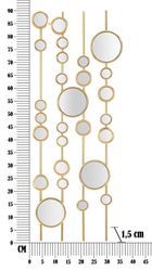 Mauro Ferretti, ozdoba na ścianę z lusterkami, 35.5-90 cm