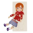 Mega Creative, Dziewczynka, układanka drewniana
