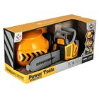 Mega Creative, piła łańcuchowa z kaskiem