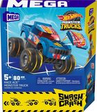 MEGA Hot Wheels, Monster Truck Race Ace, Kaskaderska sztuczka, klocki, 80 elementów