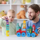 MEGA, Traktor ze zwierzątkami, pojazd z klockami, 30 elementów