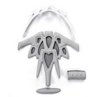 Meteor, Gruver, kask rowerowy, rozmiar L, 58-61 cm, niebiesko-biały