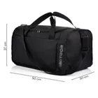 Meteor, Odyn, torba fitness, czarny, 40l