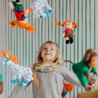 Micki, Pippi Pończoszanka, małpka Pan Nilsson, maskotka, 23 cm