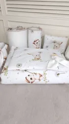 MimiNu, Kotki, 2-częściowy komplet pościeli, 135-100 cm