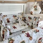 MimiNu, Miś na Księżycu, 2-częściowy komplet pościeli, 135-100 cm