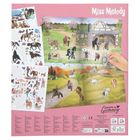 Miss Melody, zestaw keatywny z naklejkami