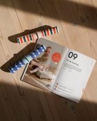 Modu, Baby Activity Set, zestaw klocków aktywizujących z funkcją jeździka, Deep Blue/Sky Blue