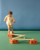 Modu, Balance Track, zestaw z deskami aktywizującymi, Burnt Orange/Dusty Green