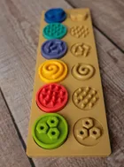 Mom's Care, Kółeczka XL, puzzle sensoryczne