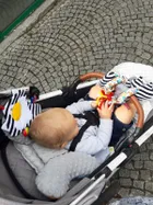 Mom's Care, spirala edukacyjna, grzechotka, kontrastowa zabawka zawieszka sensoryczna