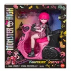 Monster High, Wampirystyczny skuter + lalka Draculaura, zestaw do zabawy