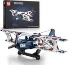 Mould King, Racing Biplane - American Style, szybowiec, klocki, 540 elementów