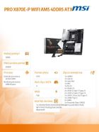 MSI, płyta główna, PRO X870E-P WIFI AM5 4DDR5 ATX