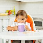 Munchkin, Miracle 360°, kubek treningowy z uchwytami, fioletowy, 207 ml