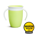 Munchkin, Miracle 360°, kubek treningowy z uchwytami, zielony, 207 ml