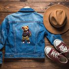 Naprasowanki, naplamki, Miś z plecakiem