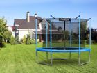 Neo-Sport, trampolina ogrodowa z siatką wewnętrzną, 252 cm