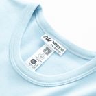 Niebieska koszulka basic z bawełny czesanej NOWEAR