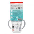 Nuk, Myszka Miki, butelka z uchwytem, popielata, 6m+, 150 ml