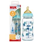 Nuk, Perfect Match, butelka szklana, 0-6m, turkus, 240 ml