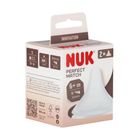 Nuk, Perfect Match, smoczek do butelki, silikonowy, rozmiar U, 2 szt.