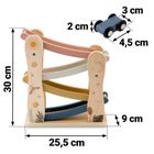 Nukido, drewniana zjeżdżalnia z samochodzikami