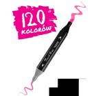 Nukido, markery alkoholowe z torbą, 120 szt.