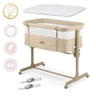 Nukido, NK-243, łóżeczko turystyczne składane, dostawka, beżowe