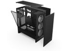 Nzxt, H5 Flow RGB Midi Tower, obudowa komputerowa z oknem, czarna
