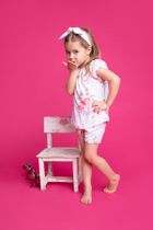 Opaska dziewczęca, biała, Nicol