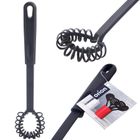 Orion, Blackline, trzepaczka do ubijania spiralna, czarna, 28 cm