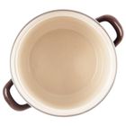 Orion, Brown, garnek emaliowany, 14 cm, 950 ml