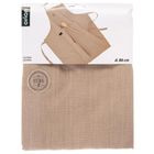 Orion, fartuch kuchenny, bawełniany, wiązany, brązowy