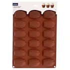 Orion, forma do ciastek, silikonowa, brązowa, muszelki, 32-24,5-2 cm