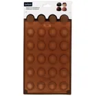 Orion, forma do pralin i czekoladek silikonowa, brązowa, 30-17,5-1,5 cm