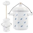 Orion, garnek do kiszenia kapusty ogórków, ceramiczny, biały, 2.5 l, Modrobila