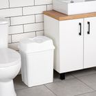 Orion, kosz na śmieci, plastikowy, biały, 28l