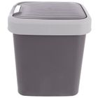 Orion, kosz na śmieci, plastikowy, szary, 12 l
