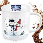 Orion, kubek ceramiczny, bałwan, 470 ml