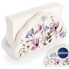 Orion, Louka, serwetnik porcelanowy, kwiaty, 13-4,5-7 cm