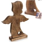 Orion, Mango, figurka świąteczna, drewniana, anioł, 38,5 cm