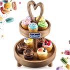 Orion, Mango, patera drewniana, 2-poziomowa, 42 cm