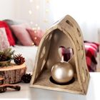 Orion, Mango, świecznik, serca, 21-14,5-23,5 cm