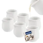 Orion, mlecznik porcelanowy, biały, Mona, 4-4 cm, 20 ml, 6 szt.